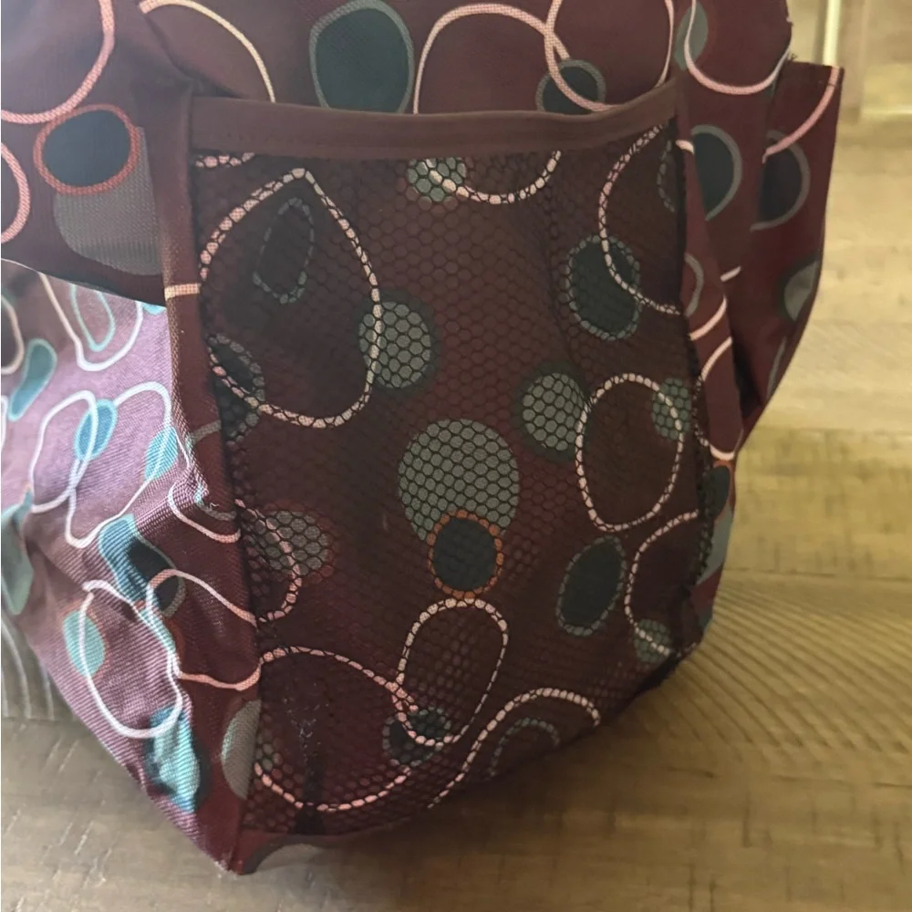 Stylish Brown Patterned Women's Bag